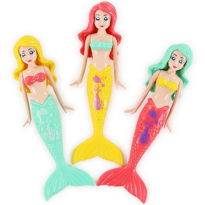magical mermaids 3-piece pool dive toy set