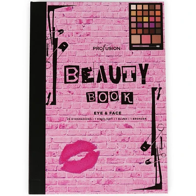 Grunge Beauty Book Eyeshadow & Face Makeup Palette 29-Piece