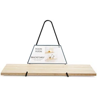 Triangle Bracket Wall Shelf 14in