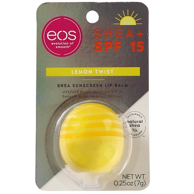 Eos® Shea Butter Lip Balm Sphere - Lemon Twist With Spf 15