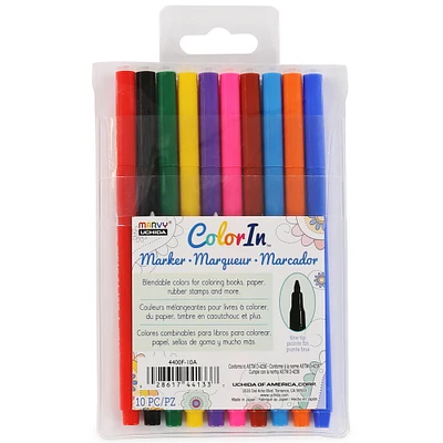 Color-in™ Fine Tip Markers 10-Count