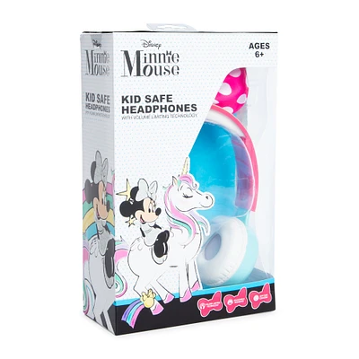 Minnie Mouse Bow Kid-Safe Headphones