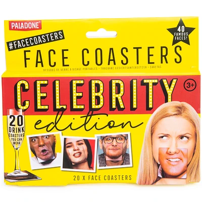 Face Coasters: Celebrity Edition Game