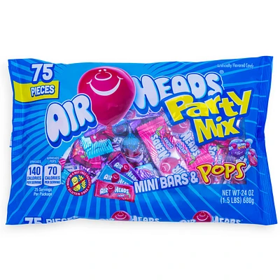 Airheads® Mini Bars & Pops Party Mix Candy Bag 75-Pieces