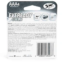 Eveready® Gold® Aaa Batteries 4-Pack