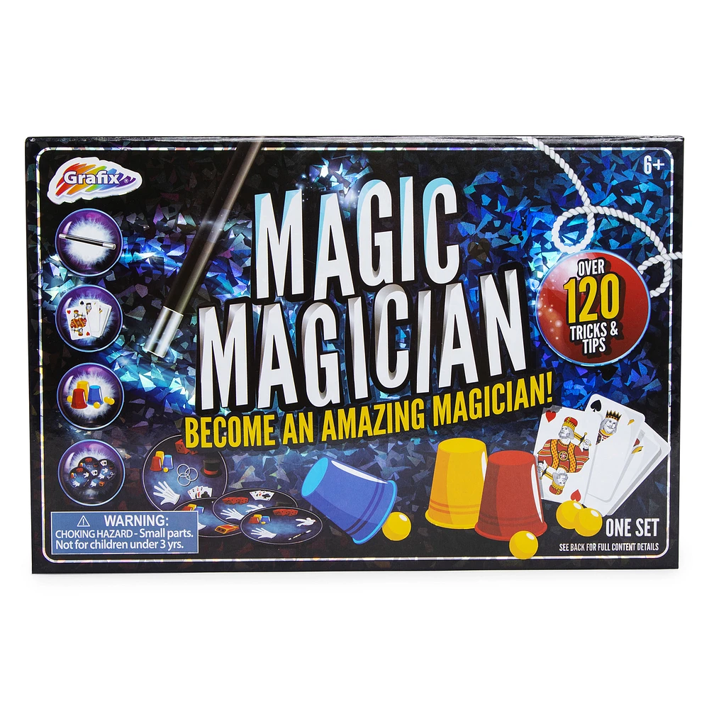 magic magician kit with 120+ tips & tricks