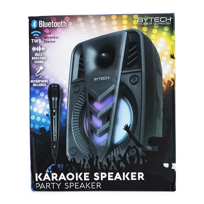 Bluetooth® Karaoke Party Single Speaker W/ Mic