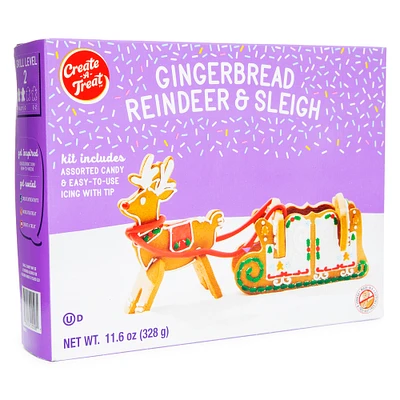 Create-A-Treat™ Gingerbread Reindeer & Sleigh 11.6oz