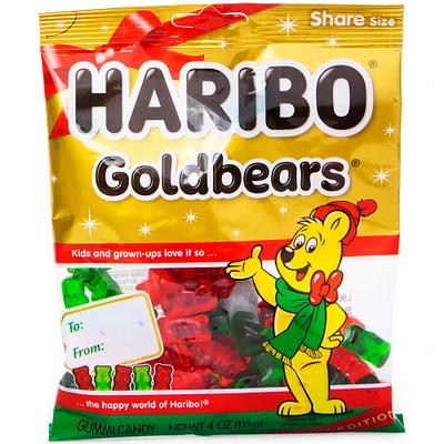 Haribo® Goldbears® Gummi Candy Holiday Edition 4oz Bag