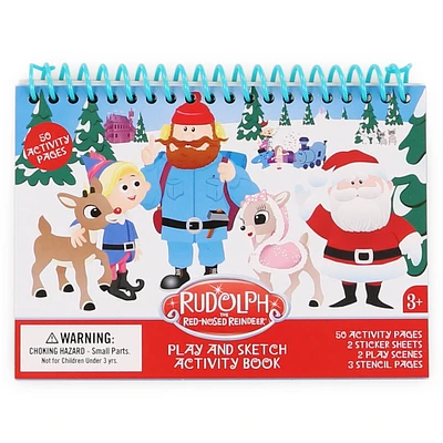 Rudolph The Red-Nosed Reindeer® Play And Sketch Activity Book