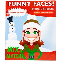 Funny Faces! Christmas Sticker Book