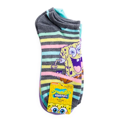 Spongebob Squarepants™ No Show Ankle Socks 5-Pack