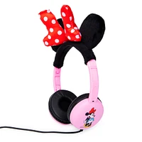Minnie Mouse Ears Kid-Safe Headphones