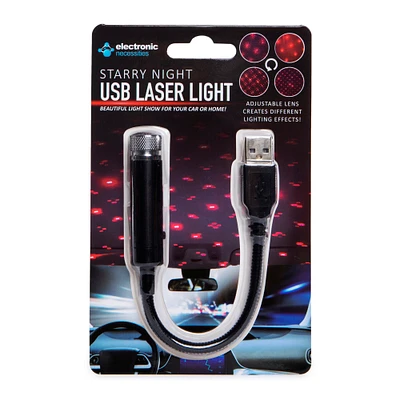 Starry Night Usb Laser Light For Car & Home