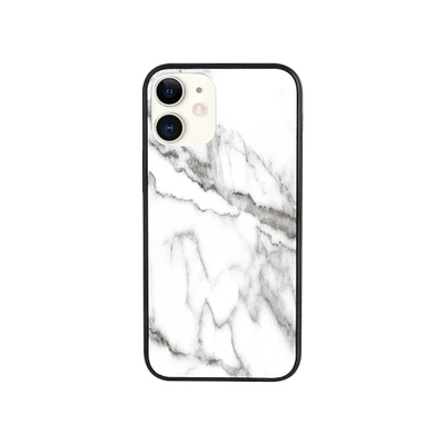 Iphone 12 Mini® Tempered Glass Phone Case - Marble