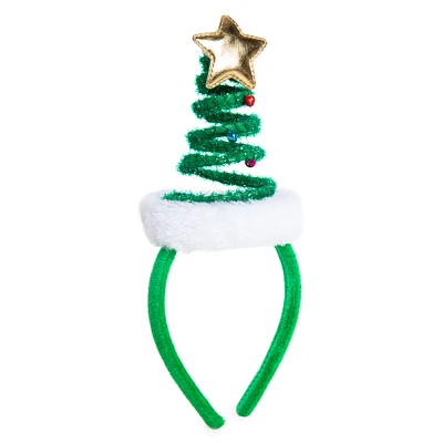 Springy Christmas Tree Headband