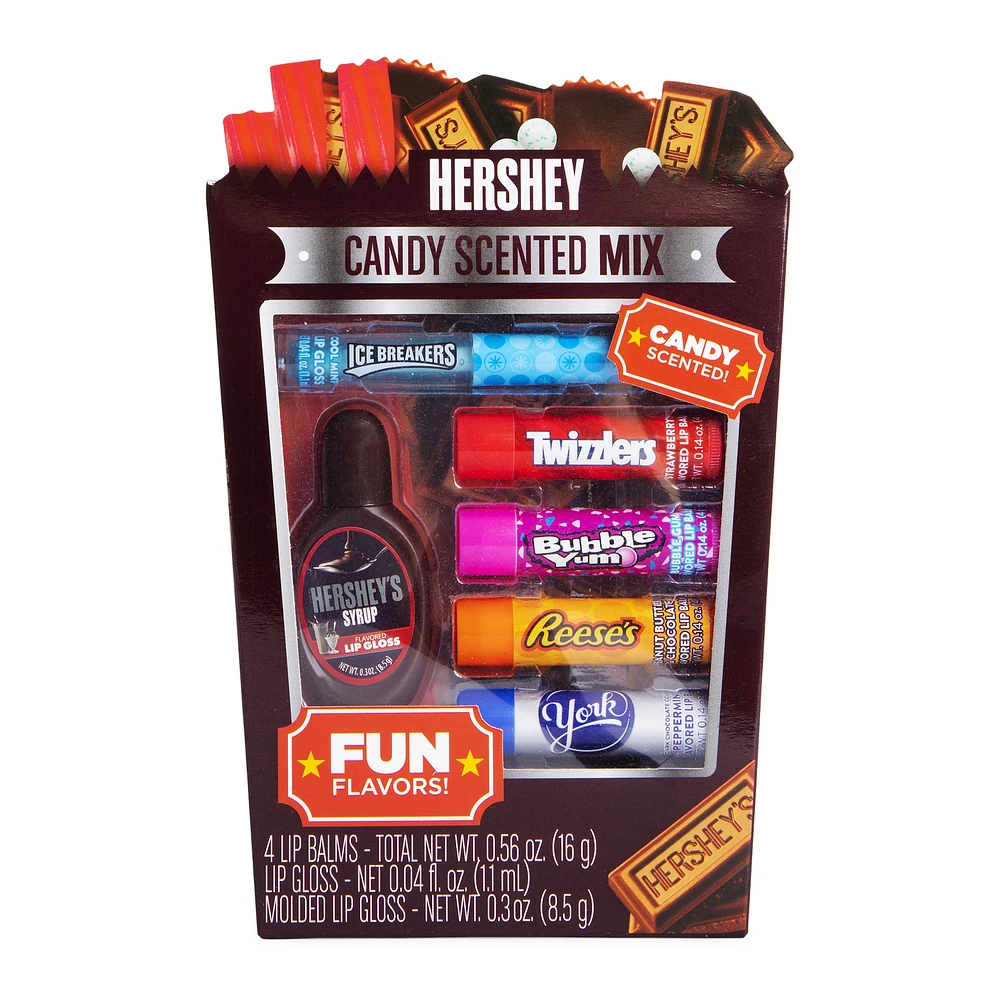 Hershey® Candy-Scented Lip Balm & Gloss 6-Piece Gift Set (Styles May Vary)