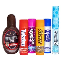 Hershey® Candy-Scented Lip Balm & Gloss 6-Piece Gift Set (Styles May Vary)