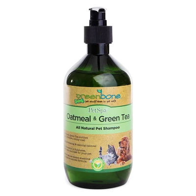 Greenbone™ Pet Spa™ All-Natural Pet Shampoo 16.9oz - Oatmeal & Green Tea