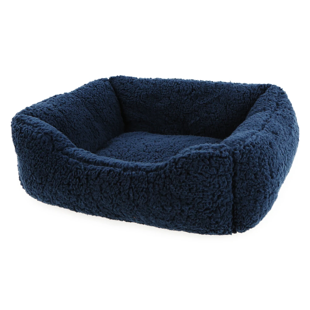 cuddly sherpa fleece pet bed 16in x 20in