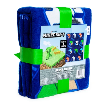 Minecraft™ Blocks Fleece Blanket 40in X 50in