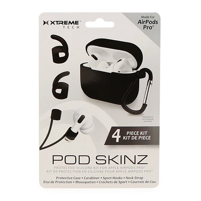 pod skinz for AirPods Pro® case & accessories 4-piece
