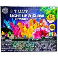 Science Squad® Ultimate Light Up & Glow Crystals Kit