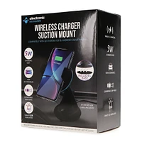 Wireless Charger & Suction Phone Mount For Cars 5W