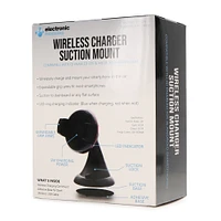 Wireless Charger & Suction Phone Mount For Cars 5W