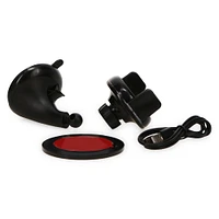 Wireless Charger & Suction Phone Mount For Cars 5W