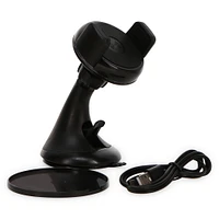 Wireless Charger & Suction Phone Mount For Cars 5W