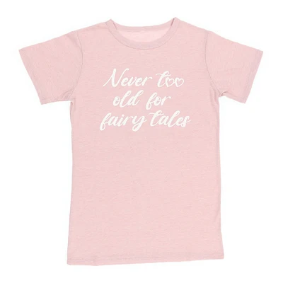 Juniors 'Never Too Old For Fairy Tales' Graphic Tee
