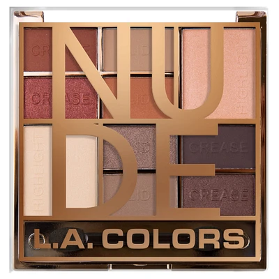 L.A. Colors® Nudes Eyeshadow Palette 10-Colors