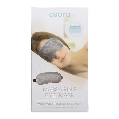 Massaging Eye Mask W/ Warm Or Cool inserts