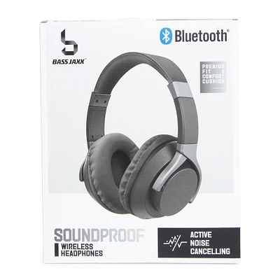 bluetooth® noise-cancelling soundproof wireless headphones