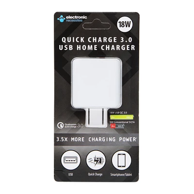 Quick-Charge 3.0 Usb Wall Charger 18W