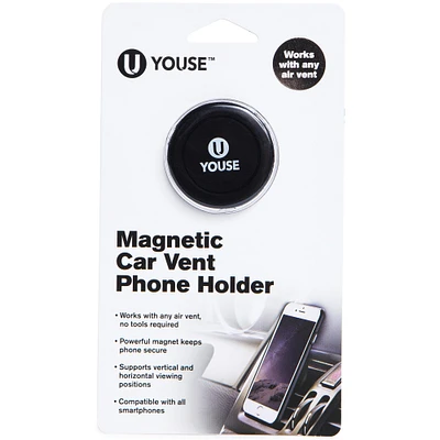 magnetic car vent phone holder