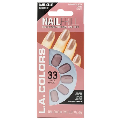 L.A. Colors® Nail Frill Nail Tips 33-Piece Kit