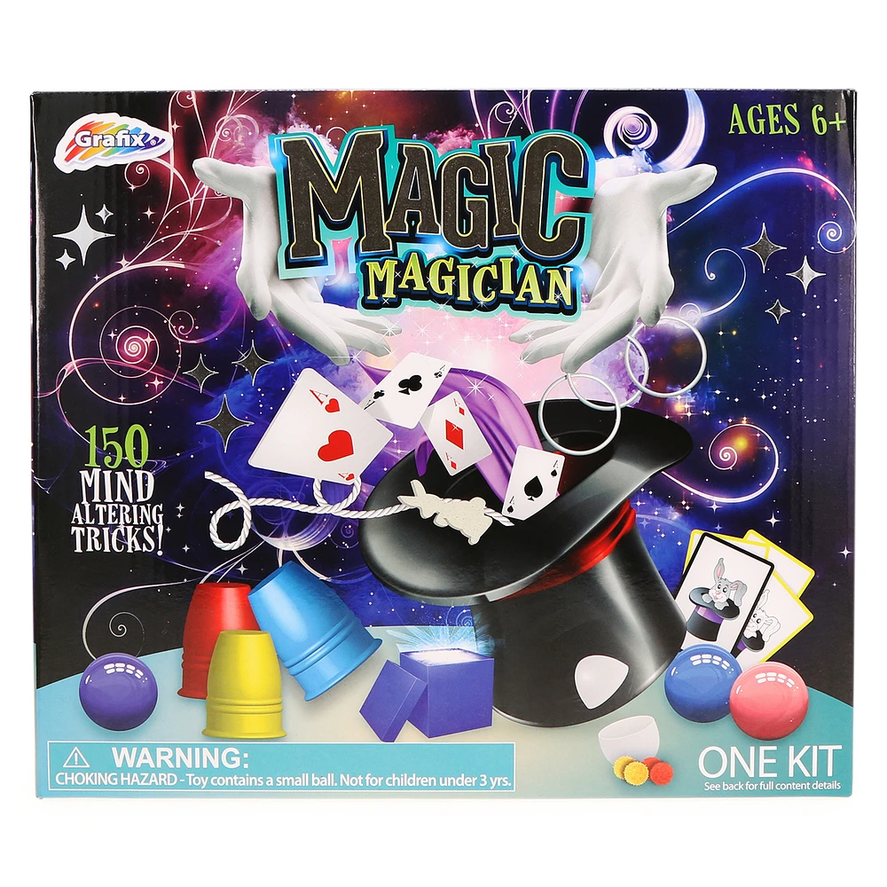 Deluxe Magician Kit W/ 150 Magic Tricks