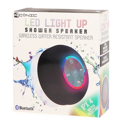 Led Light-Up Bluetooth® Shower Speaker