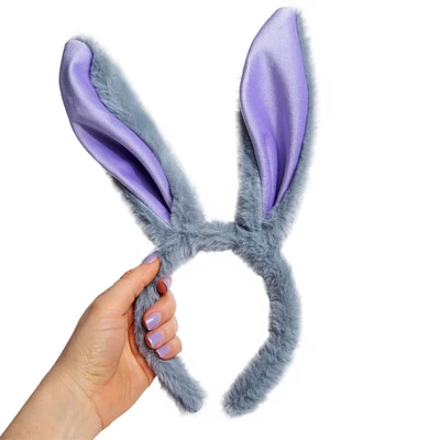 Plush Easter Bunny Ears Headband