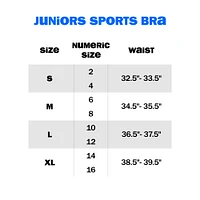 Juniors Scoopneck Sports Bra