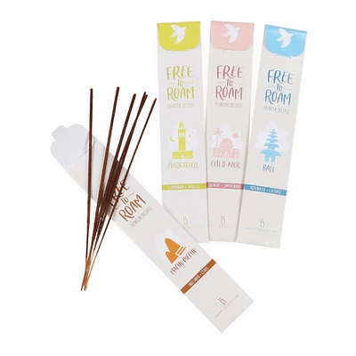 Free To Roam' Premium incense 60-Sticks World Collection