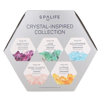 Crystal-inspired Face Sheet Masks 5-Piece Collection