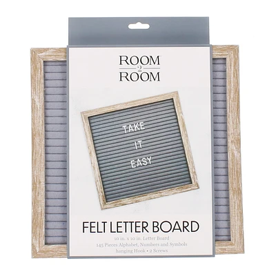 Cafe Letter Board, Gray 10in X 10in