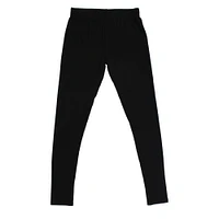 juniors rib-knit leggings - black