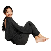 juniors wide leg lounge pants