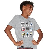 Star Wars® The Clone Wars™ Helmets Graphic Tee