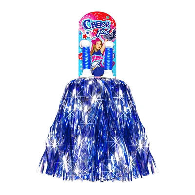 Cheer Girl™ Metallic Pom Poms 2-Pack
