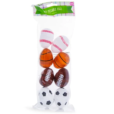 Sports Ball Easter Eggs 8-Count